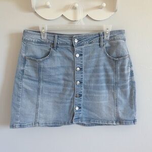 American Eagle Jean Skirt Size 14 long